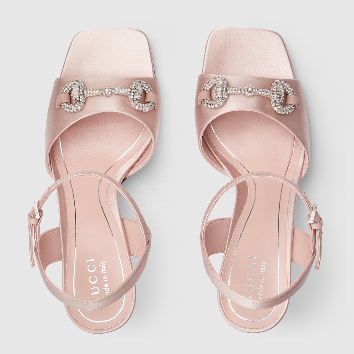 Gucci Women’s sandal with crystal Horsebit - Image 2